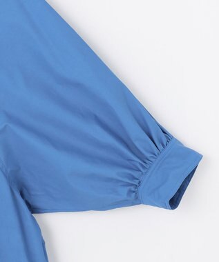 #Newans 【ANSWER for Co-Creation】ジップデザインパフスリーブワンピース ブルー系