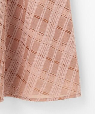 組曲 S ラメシアーチェック スカート ピンク系3