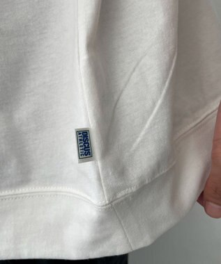 WEGO 【綿100%/MLサイズ展開】DISCUS　ルーズカレッ１００％ ホワイト