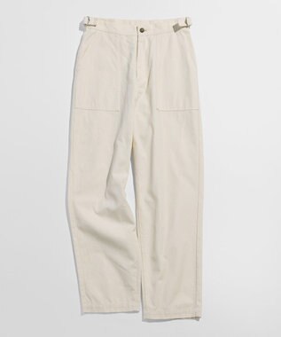LENO UTILITY TROUSERS《UNISEX》ベイカーパンツ IVORY