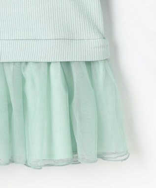 ANY KIDS 裏起毛 ネックレス トレーナー ミント