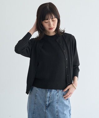 YECCA VECCA 【マシンウォッシャブル】カーディガン