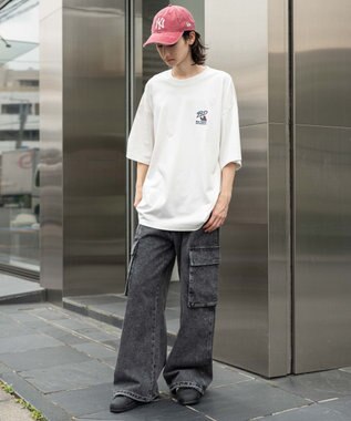 WEGO 【接触冷感/吸水速乾/ユニセックス着用ITEM/SMLサイズ展開】別注BENDAVISクールタッチワンポイントT（SS） ホワイト