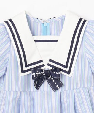 ANY KIDS セーラーワンピース サックスブルー