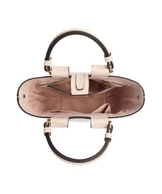 INTER-CHAUSSURES 【LORISTELLA】レザーハンドルハンドバッグ ライトベージュ