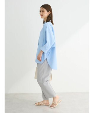 Green Parks いろいろ機能　ドルマンシャツ Sax