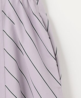 UNFILO ストライプスカート ライラック系1