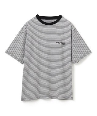 UNFILO MENS BASIC ロゴTEE【ギフトにもおすすめ】 ブラックボーダー