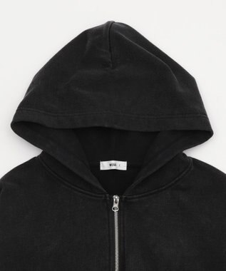 WEGO ショートZIPパーカー ブラック