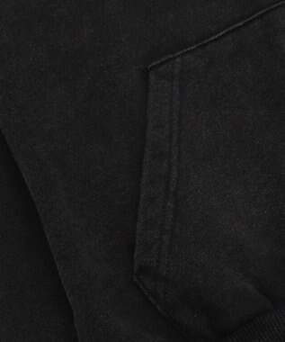 WEGO ショートZIPパーカー ブラック