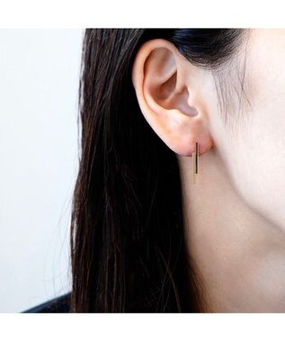 susui 【geometric】higaki ピアス L ゴールド