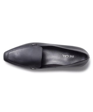 REGAL FOOT COMMUNITY 【リーガルレディース】F91R 晴雨兼用モカフラットパンプス フラットシューズ ブラック