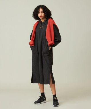 J.PRESS YORK STREET 【WOMEN】NEEDLE JERSEY ロングワンピース グレー系