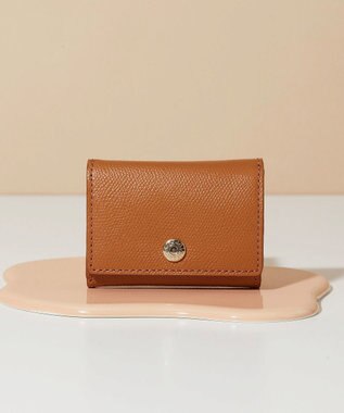 TOPKAPI 【TOPKAPI】角シボ型押し・三つ折りミニ財布 COLORATO コロラート