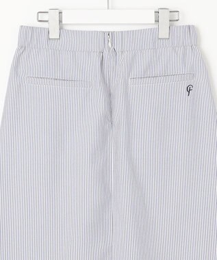 23区GOLF セットアップ企画【23Fondation/WOMEN】【吸水速乾】サッカーストライプ ツーピース ネイビー系2