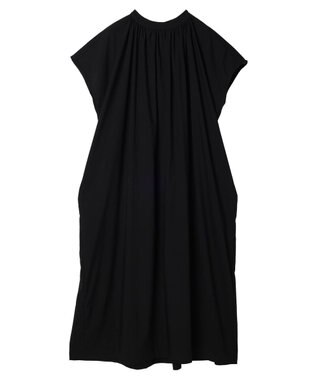 AMERICAN HOLIC 接触冷感丈違いフレンチスリーブワンピース Black