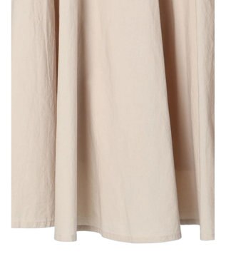 Green Parks インド綿 ボリュームポプリンスカートII Light Beige
