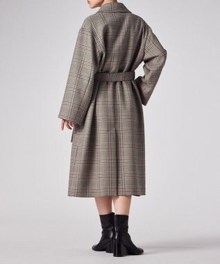 Paul Smith クラシックチェック ロングコート サンドブラウン