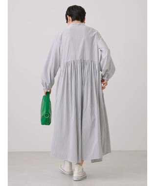 AMERICAN HOLIC アソートギャザーフレアワンピース Stripe Black