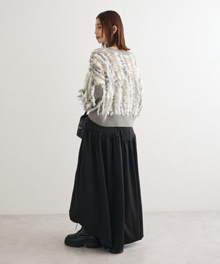 Green Parks ・ＥＬＥＮＣＡＲＥ　ＤＵＥ　袖付デザインスカート Black