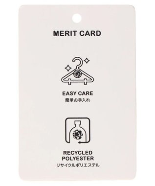 earth music&ecology リサイクルポリエステルブレンドＡラインワンピース Green