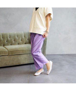 ing <ing>【WEB限定】スクエアトゥバレエシューズ ライトグレー