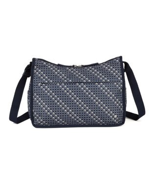 ACE BAGS & LUGGAGE hiromichi nakano フェズリ ショルダーバッグ  17522 ヒロミチナカノ ネイビー（フラワー）