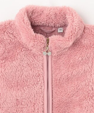 ANY KIDS ネコポケットボアブルゾン ピンク