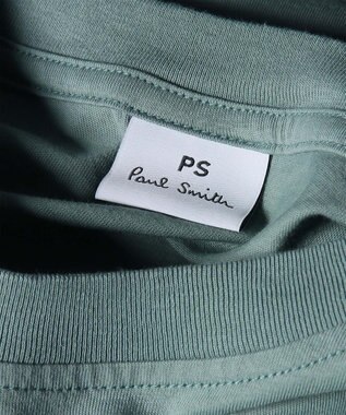 Paul Smith キャットプリント 半袖Tシャツ グレイッシュブルー