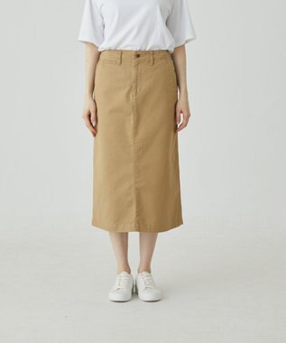 caqu M45 Chino skirt キレイめチノスカート khaki