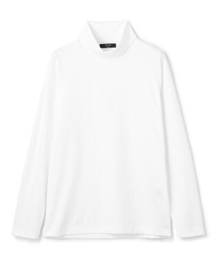 JOSEPH HOMME スビンソフトジャージー　タートルネックカットソー ホワイト系