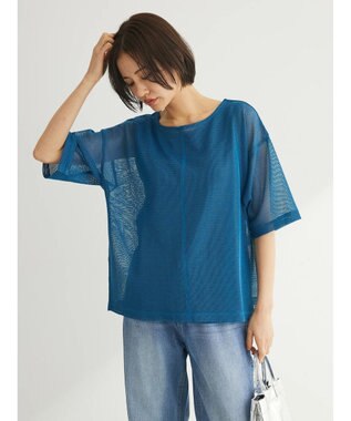 Green Parks ＳＥＴ２点　メッシュプルオーバー＋タンクトップ　 Blue Green