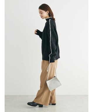 Green Parks ・Ｐｅｔｉｔ　Ｆｌｅｕｒ　ハイウエストワイドパンツ Beige