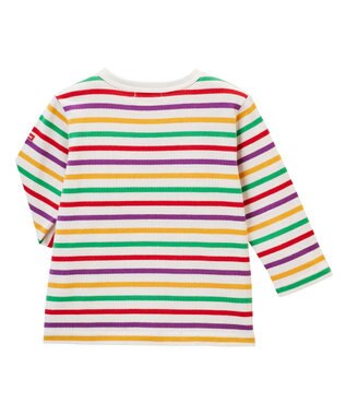 MIKI HOUSE HOT BISCUITS 【80-120cm】 ボーダー 長袖Tシャツ マルチカラー