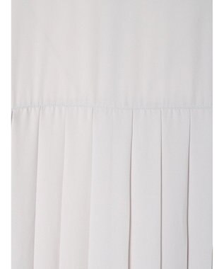 AMERICAN HOLIC ジョーゼットバックプリーツワンピース Light Gray