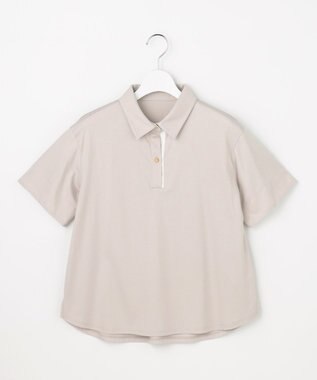 J.PRESS LADIES 【一枚で着映え・シーンレスに活躍】ポロ カットソー グレージュ系