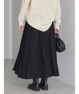 AMERICAN HOLIC ウエストタックフレアスカート Black