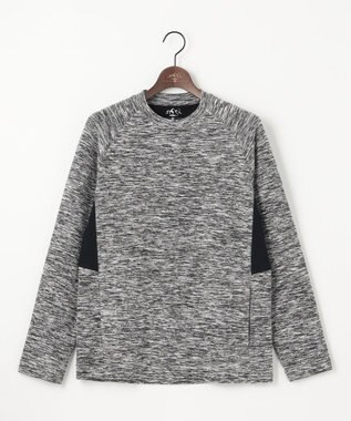 メランジクルーネック ロングスリーブ Tシャツ