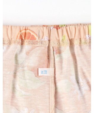 Wing パジャマ 5分袖 半袖 長ズボン 綿混(本体) 天竺素材 レディース EP8077 ウイング／ワコール オレンジ