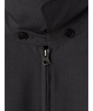 CRAFT STANDARD BOUTIQUE ポリエステルツイルスポーツジャケット Charcoal Gray