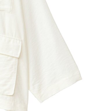 Green Parks ■ＥＳＣＡＲ　リネンライクオーバーサイズジャケット Off White