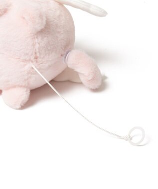 WEGO ふりふりエンジェルあにまるぬいぐるみキーホルダー ピンク