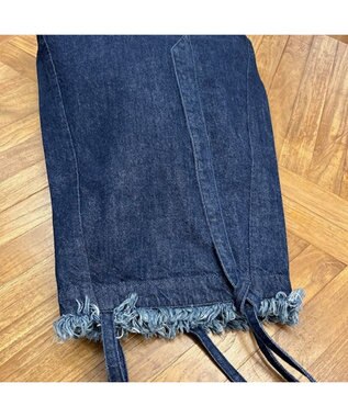 woadblue 【157】DENIM TIE TOTE デニムトートバッグ ダークブルー DARK BLUE