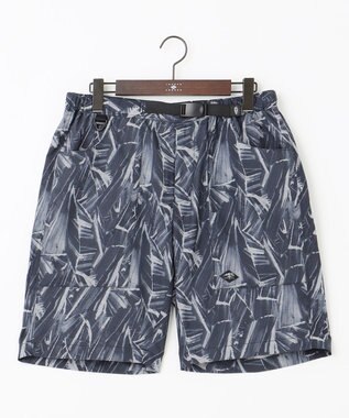 JOSEPH ABBOUD MOUNTAIN 【UNISEX】軽量/ECO撥水 3Dエンボスリーフショーツ ブルー系6