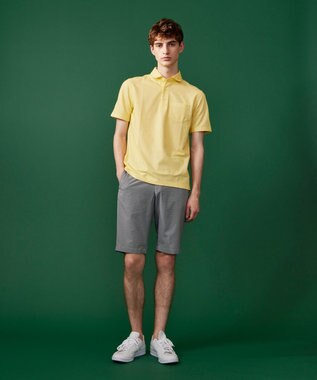 23区GOLF ギフトにもお勧め！【WEB限定】ベーシックポロシャツ イエロー系
