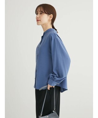 Green Parks ・ＥＬＥＮＣＡＲＥ　ＤＵＥ　バックプリーツブラウス Blue