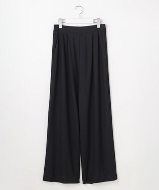 自由区 ストレッチアムンゼンワイド パンツ ネイビー