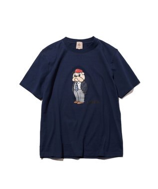 J.PRESS MEN 新デザイン【BULLDOG BOY】プリント Tシャツ