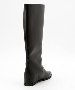 自由区 【SHIHOさん着用】ストレートインヒールロング ブーツ ブラック