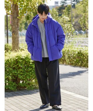 AMERICAN HOLIC キルポカカラフルポケッタブルフードコート Blue